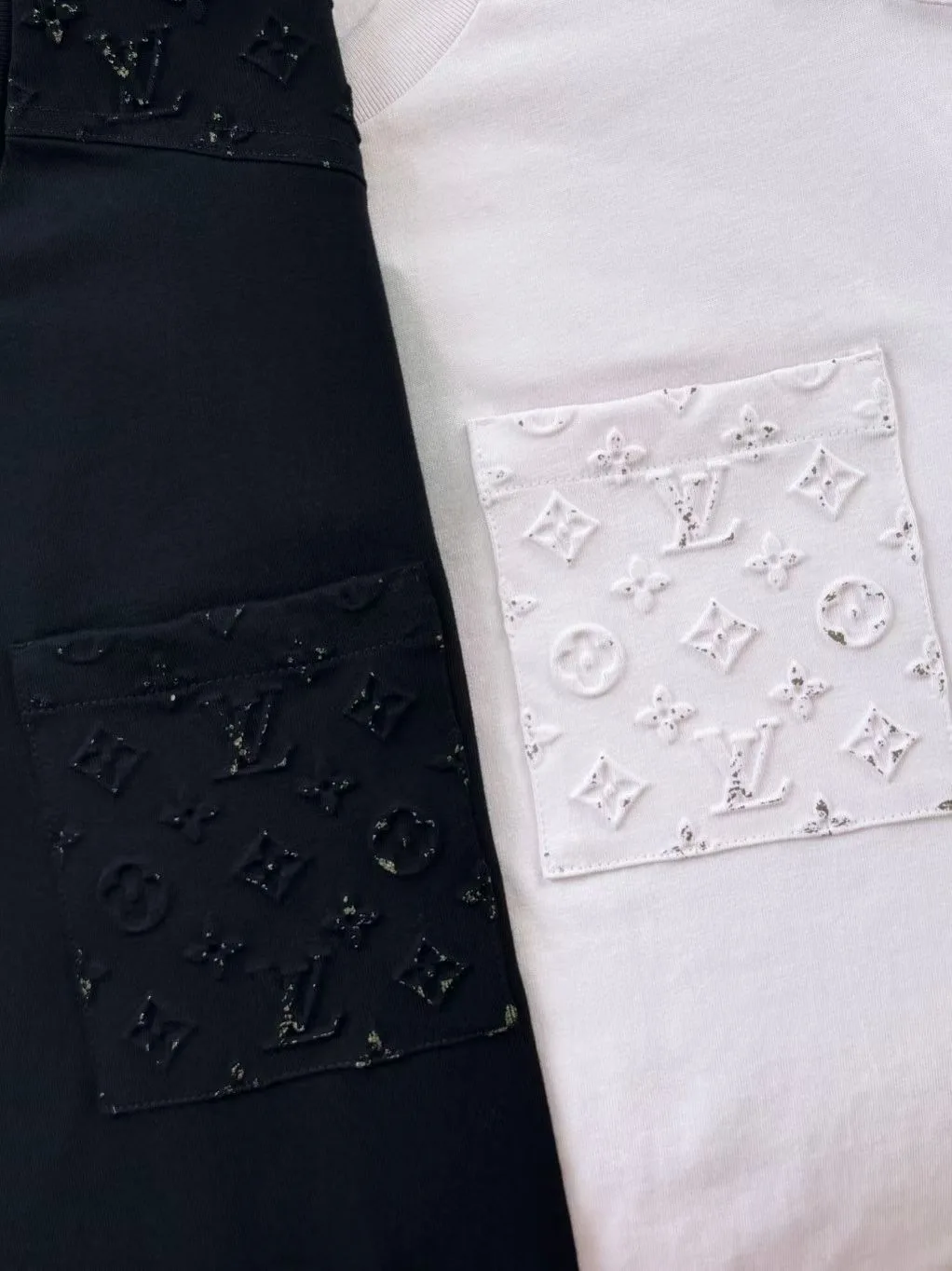 LV Short-Sleeved Reflective Signature T-Shirt (Pink) — 보기 6