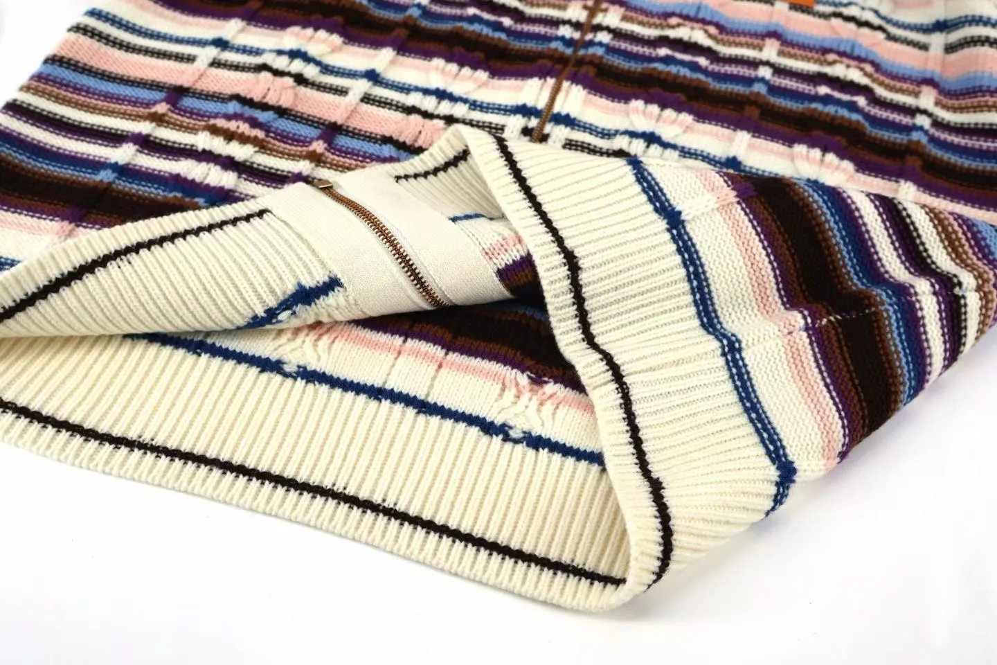 LV Striped Cable-Knit Track Top — ビュー 4