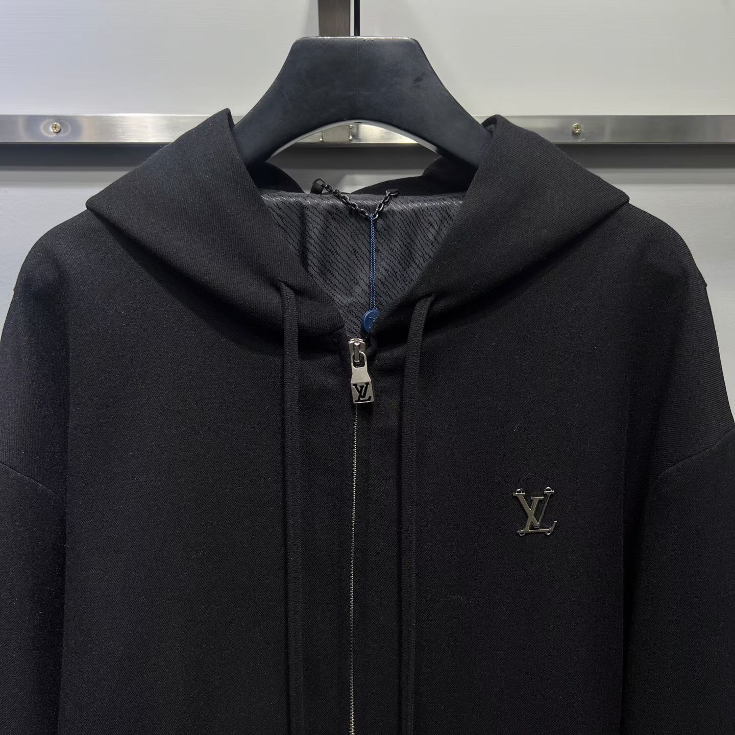 Tailored Technical Wool Hooded Blouson — view 2