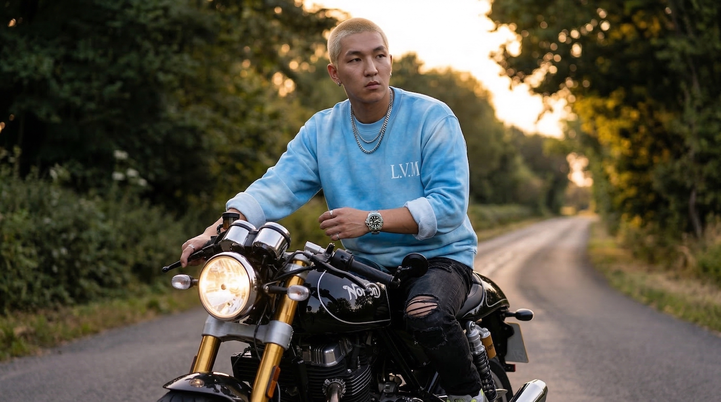 LV Tie-Dye Sweatshirt