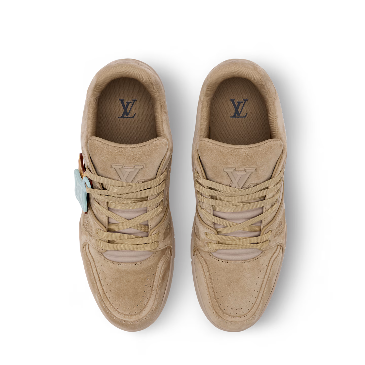 LV Trainer Sneaker Distressed (Beige) — 图 3