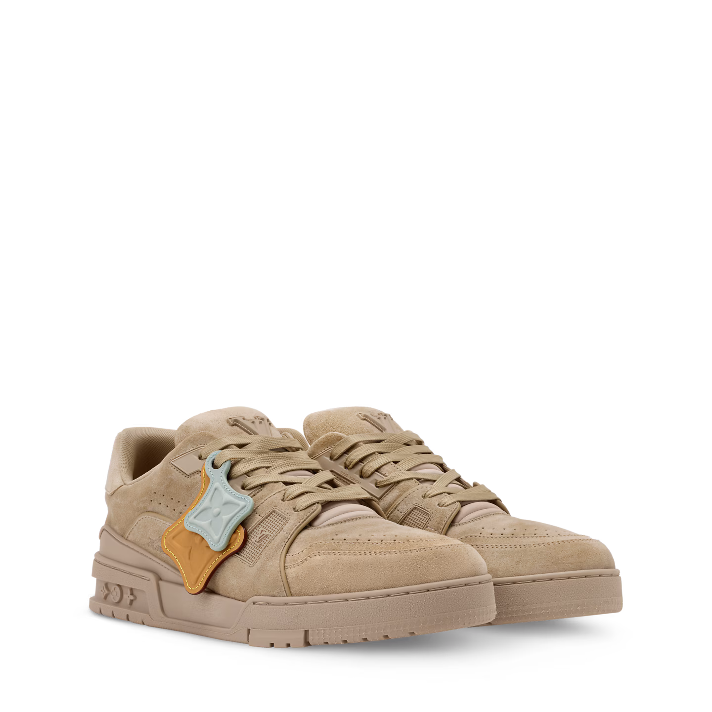 LV Trainer Sneaker Distressed (Beige) — 图 5
