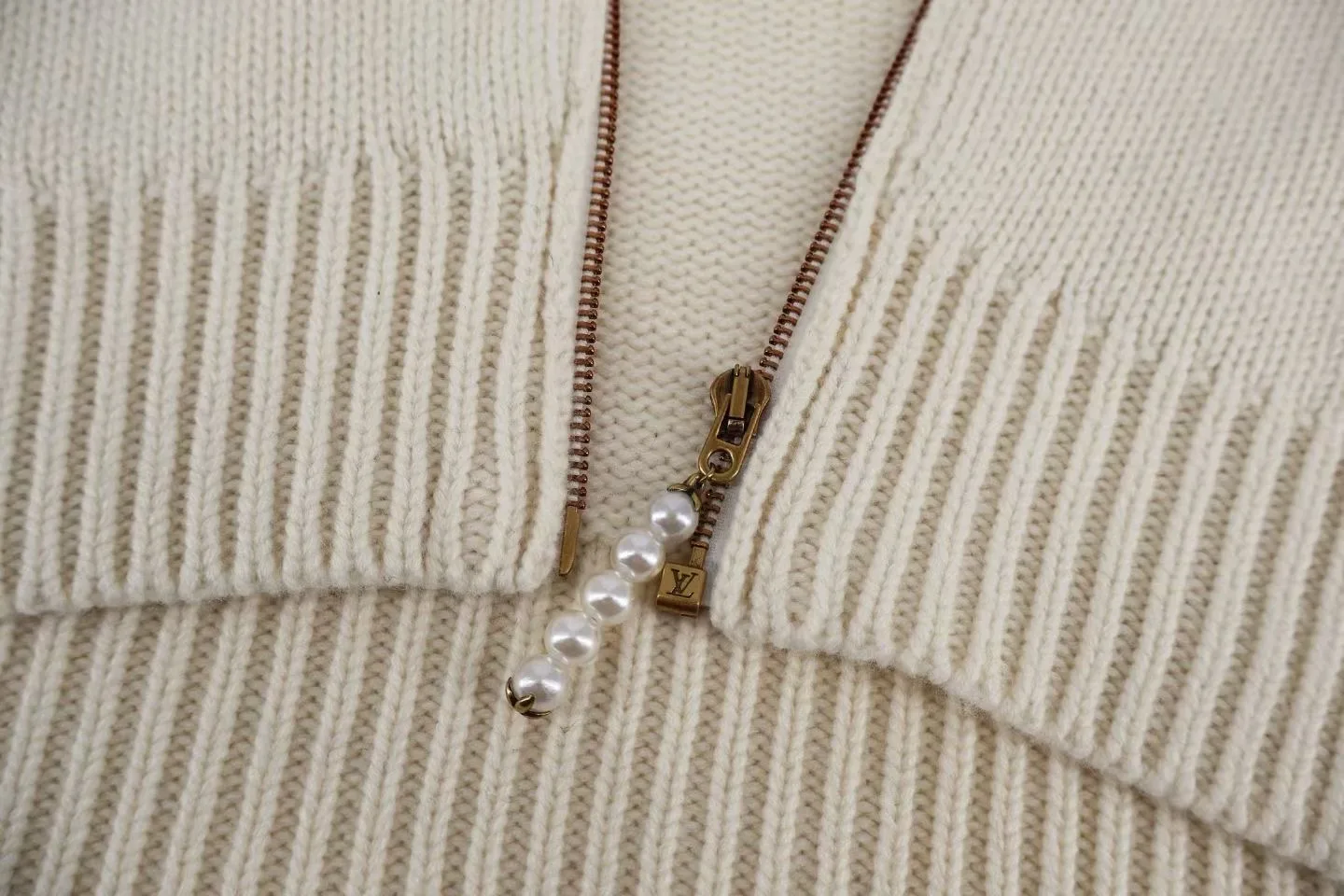 LV Zipped Intarsia Track Top — ビュー 6