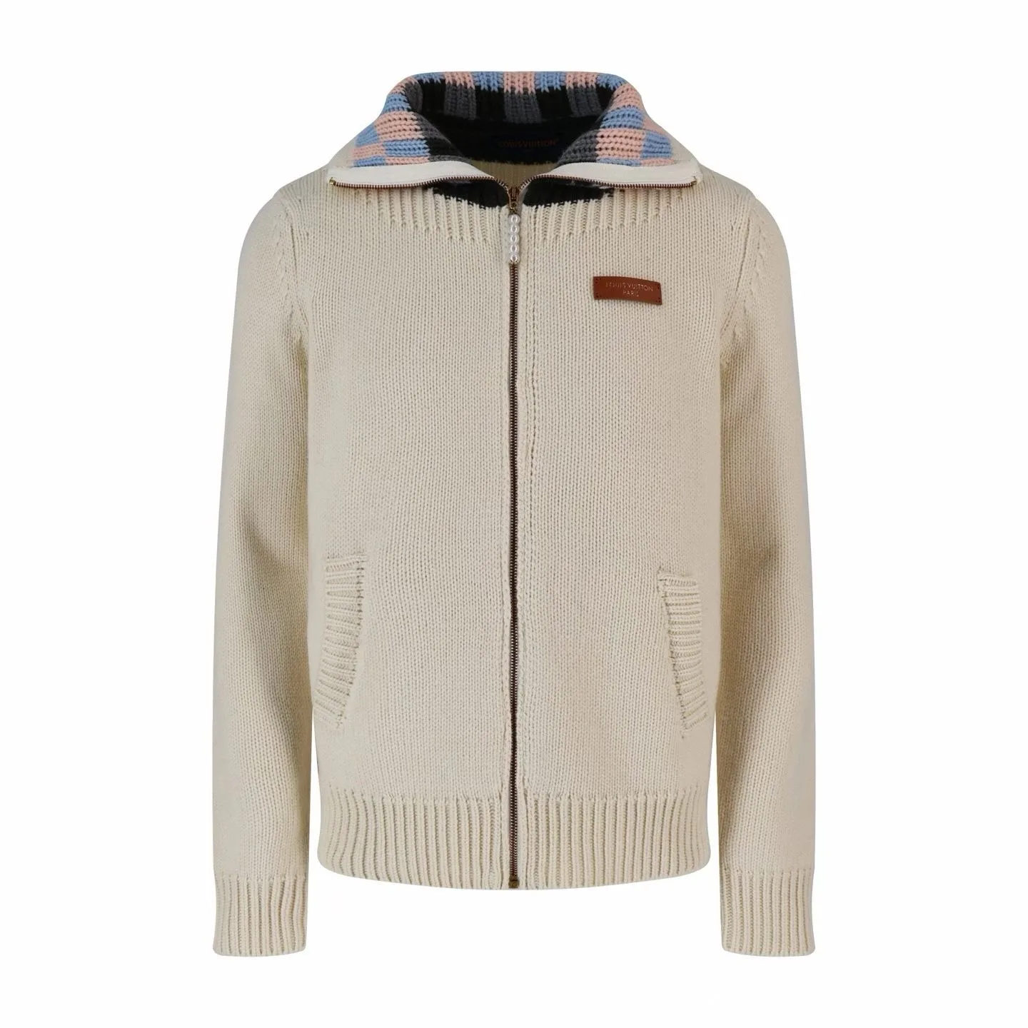 LV Zipped Intarsia Track Top