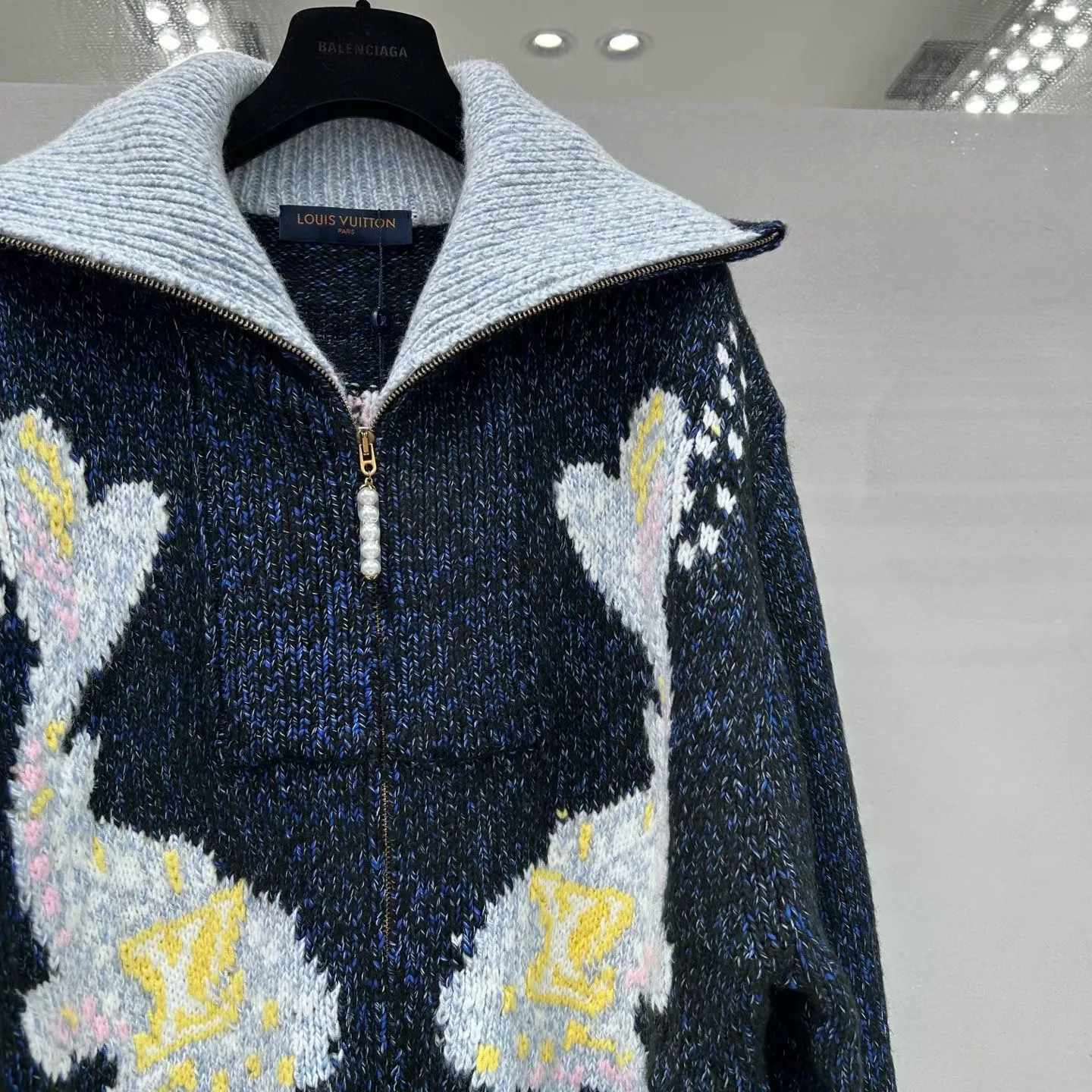 LV Zippered Knitted Blouson — ビュー 3