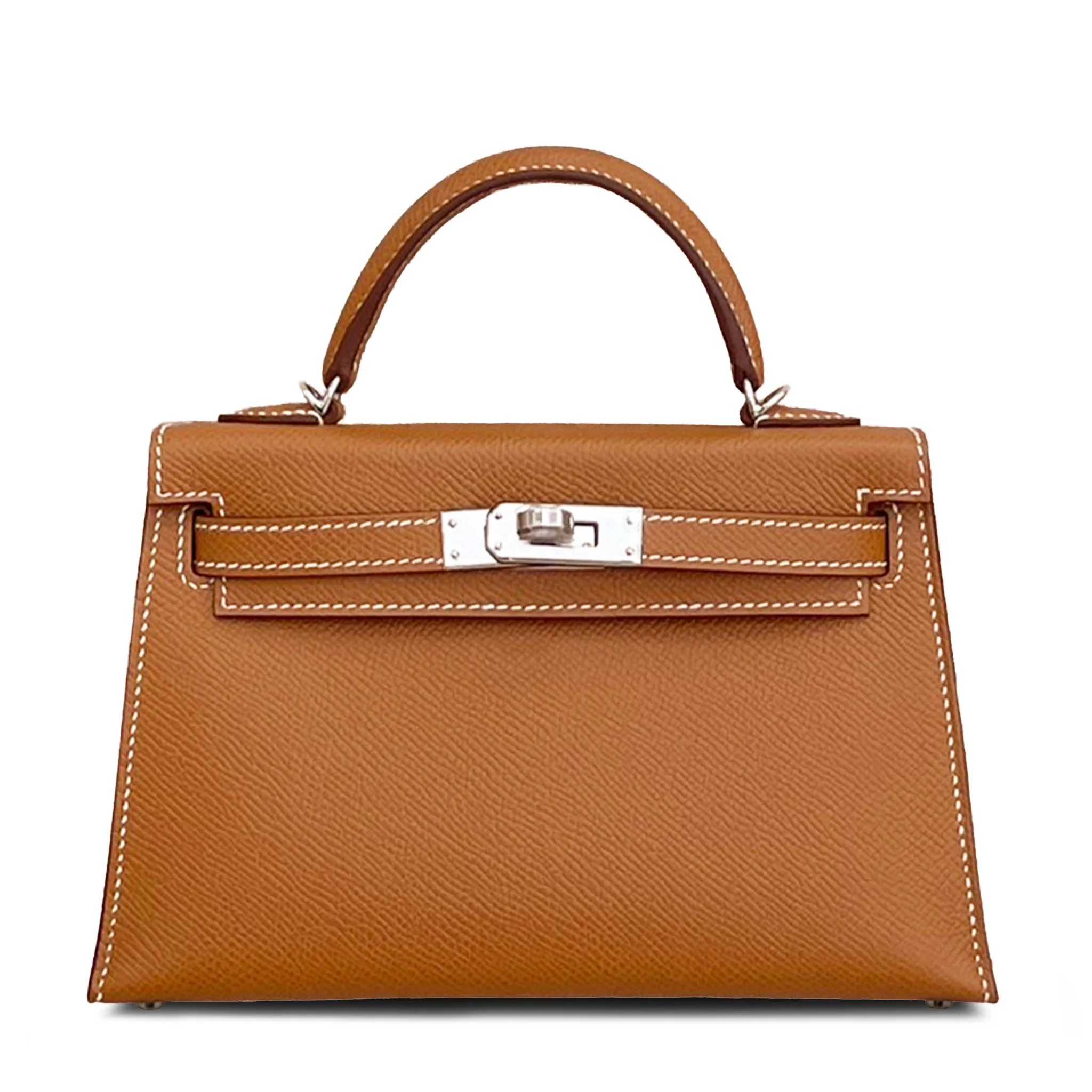 Hermès Mini Kelly II Epsom (France) Gold (37) Palladium