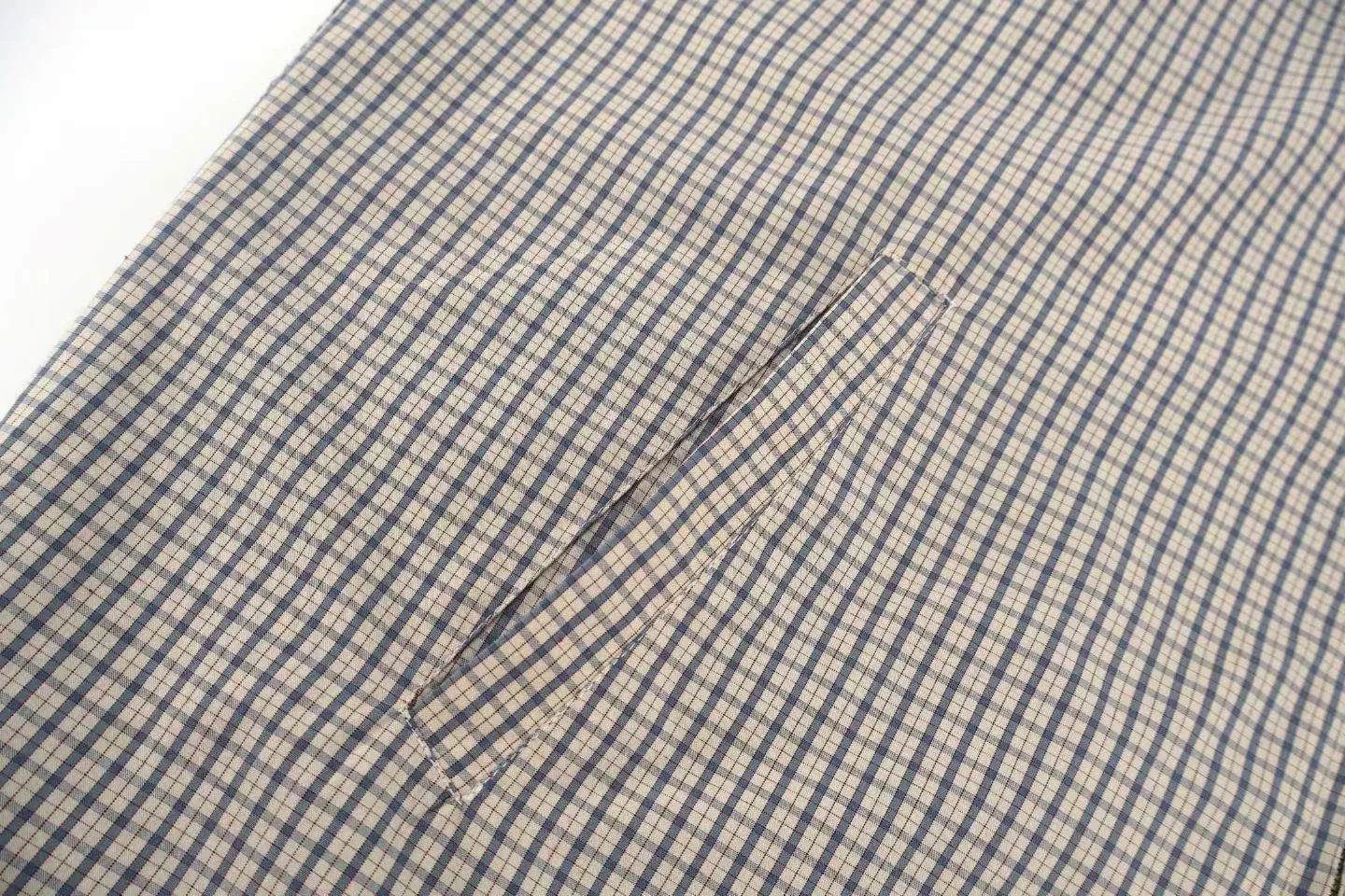 Miu Miu Check-Pattern Oversized Jacket — view 6