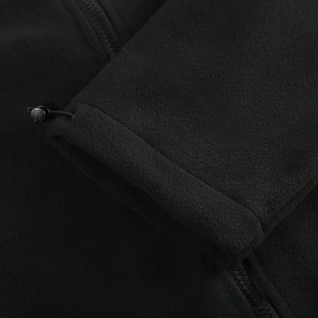 Miu Miu Cotton Fleece Zip-Front Hoodie — 보기 2