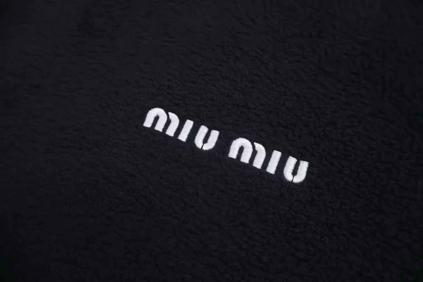 Miu Miu Cotton Fleece Zip-Front Hoodie — ビュー 5