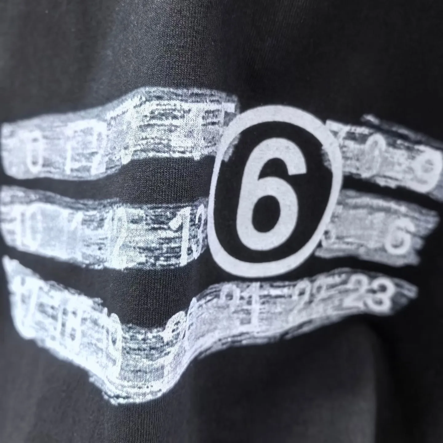 MM6 Graphic T Shirt (Black) — ビュー 4