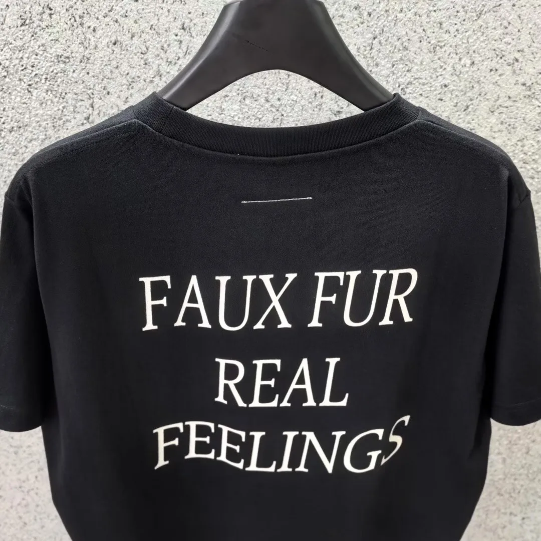 MM6 Maison Margiela Numeric Printed Crewneck T-Shirt (Black) — ビュー 2