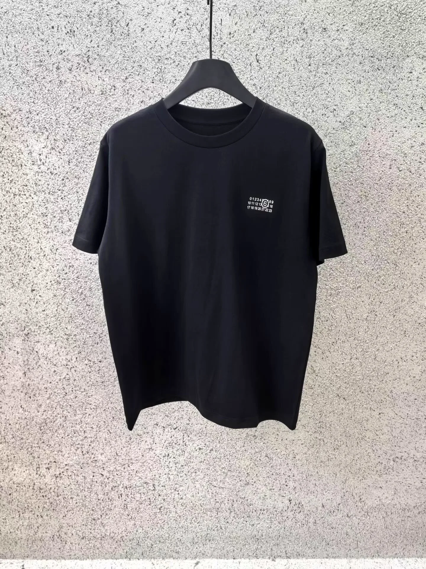 MM6 Maison Margiela Numeric Printed Crewneck T-Shirt (Black)