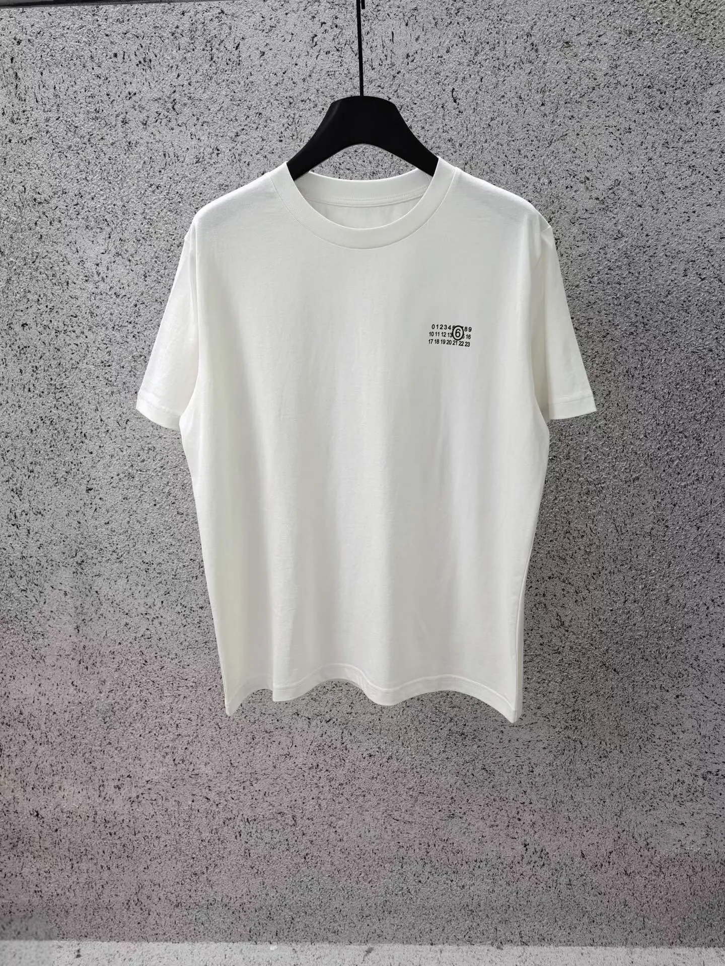 MM6 Maison Margiela Numeric Printed Crewneck T-Shirt (White)