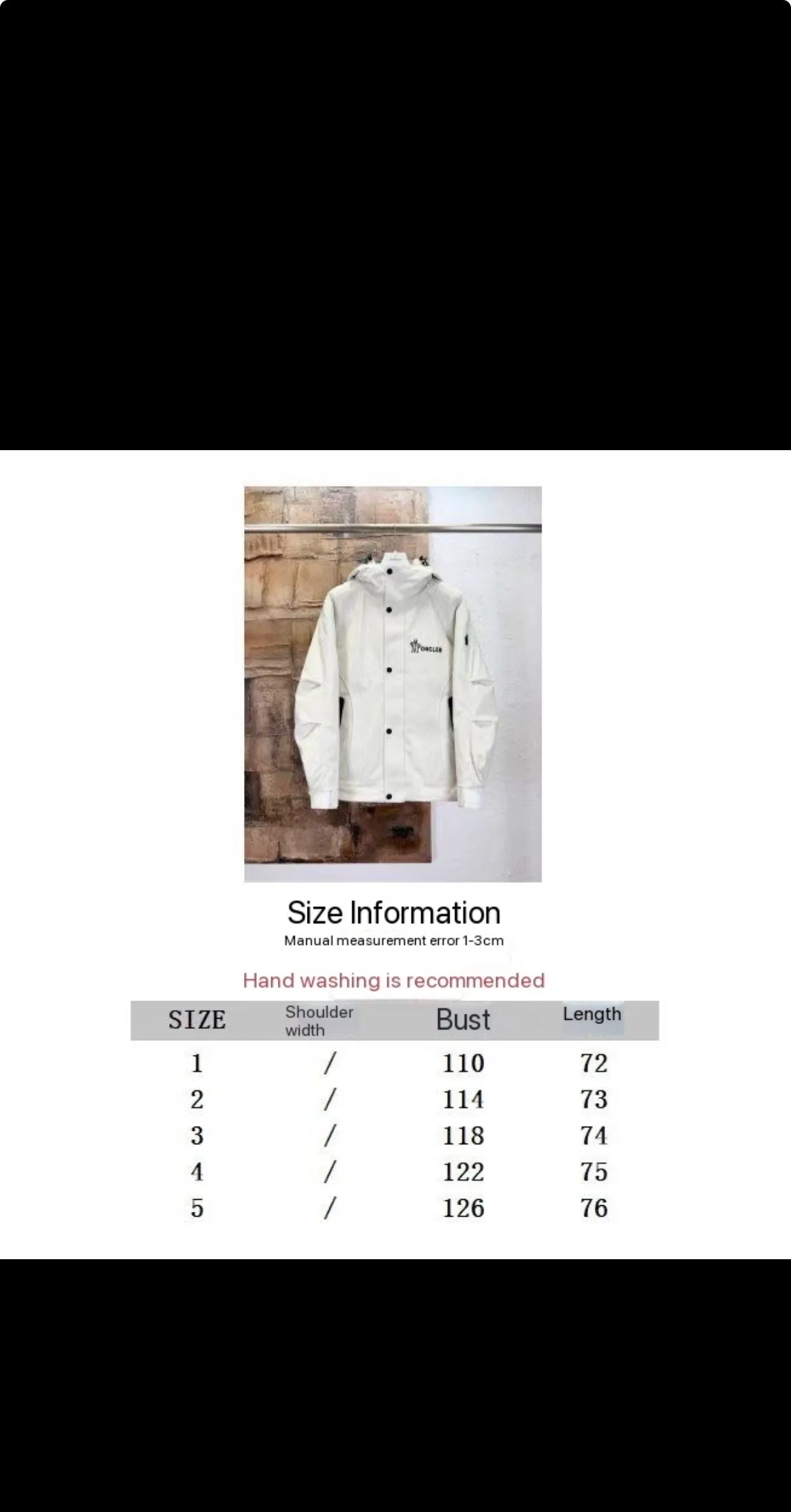 Moncler Pleated Sleeve Ski Down Jacket (White) — 보기 10