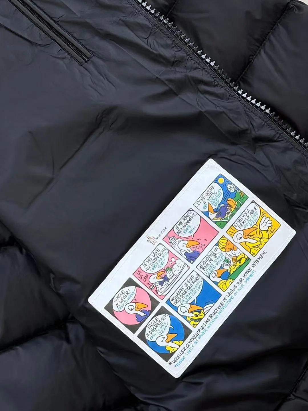 Moncler Verith Hooded Short Down Jacket (Black) — 图 6