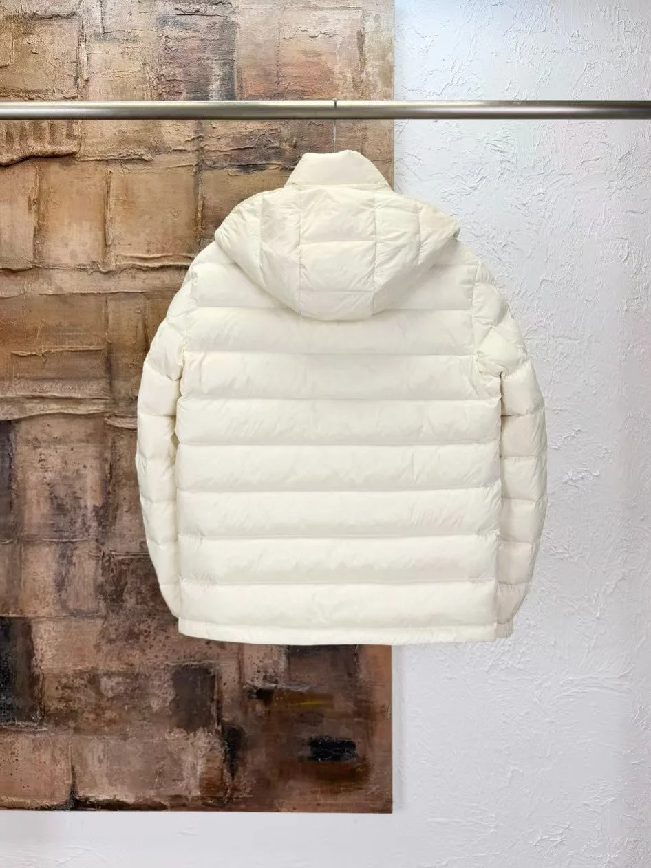 Moncler Verith Hooded Short Down Jacket (White) — ビュー 2