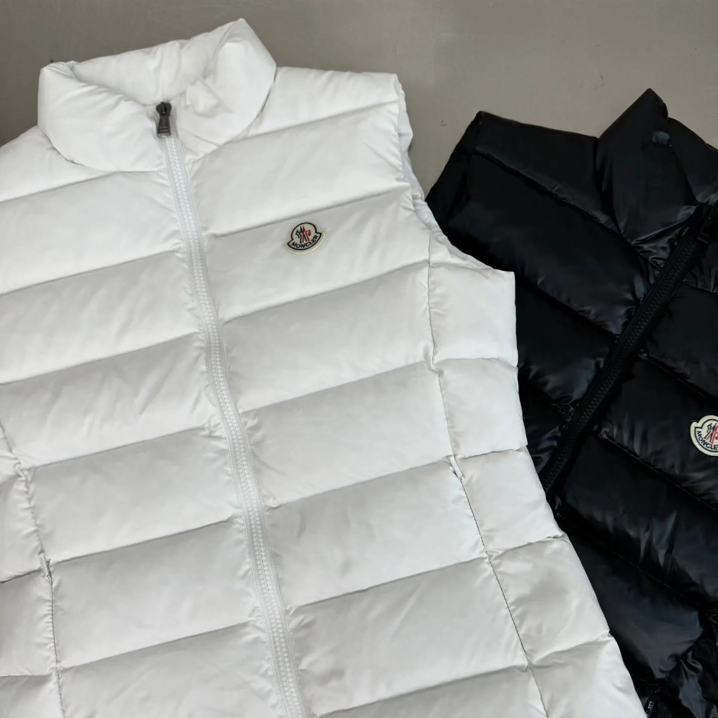 Moncler Womens Ghany Down Gilet (White) — ビュー 5
