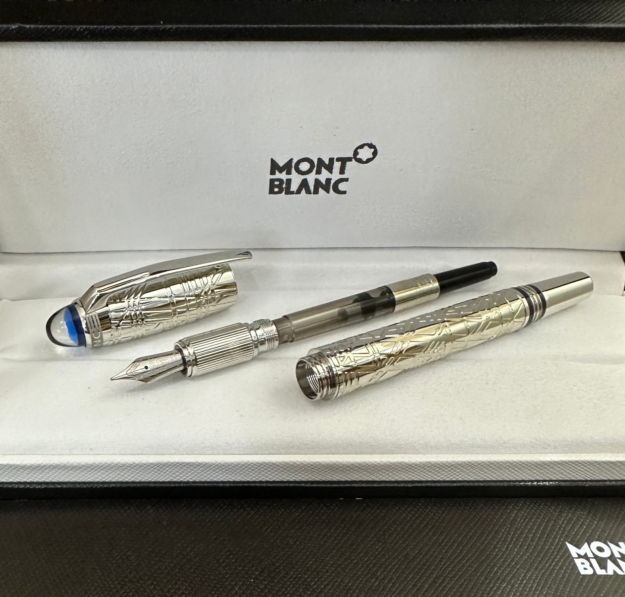 StarWalker SpaceBlue Metal Fountain Pen — view 2