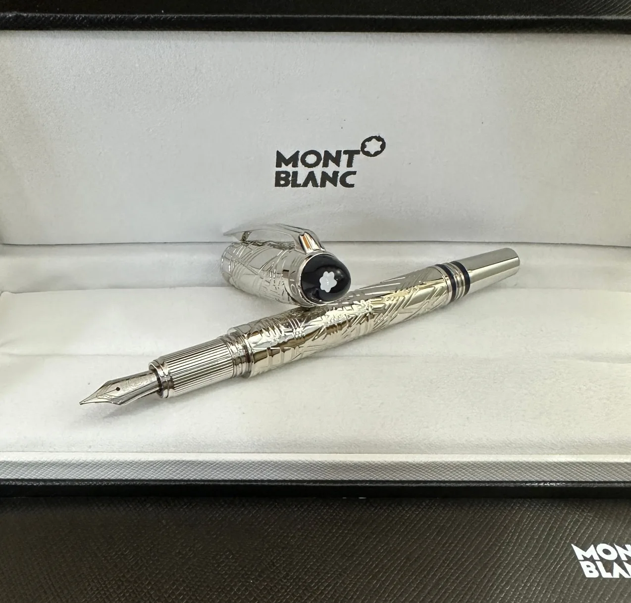 StarWalker SpaceBlue Metal Fountain Pen