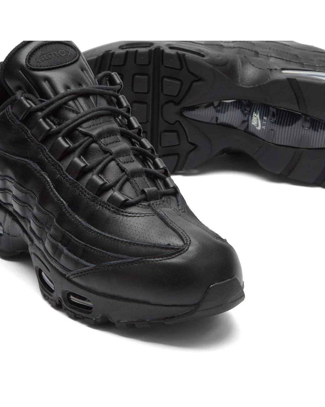 Nike Air Max 95 Big Bubble 'Black Leather' — view 2