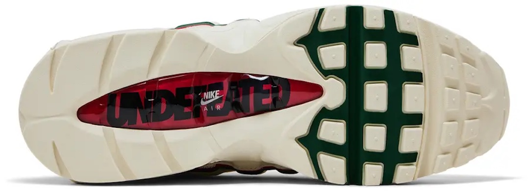 Undefeated x Nike Air Max 95 'Sail' — view 3