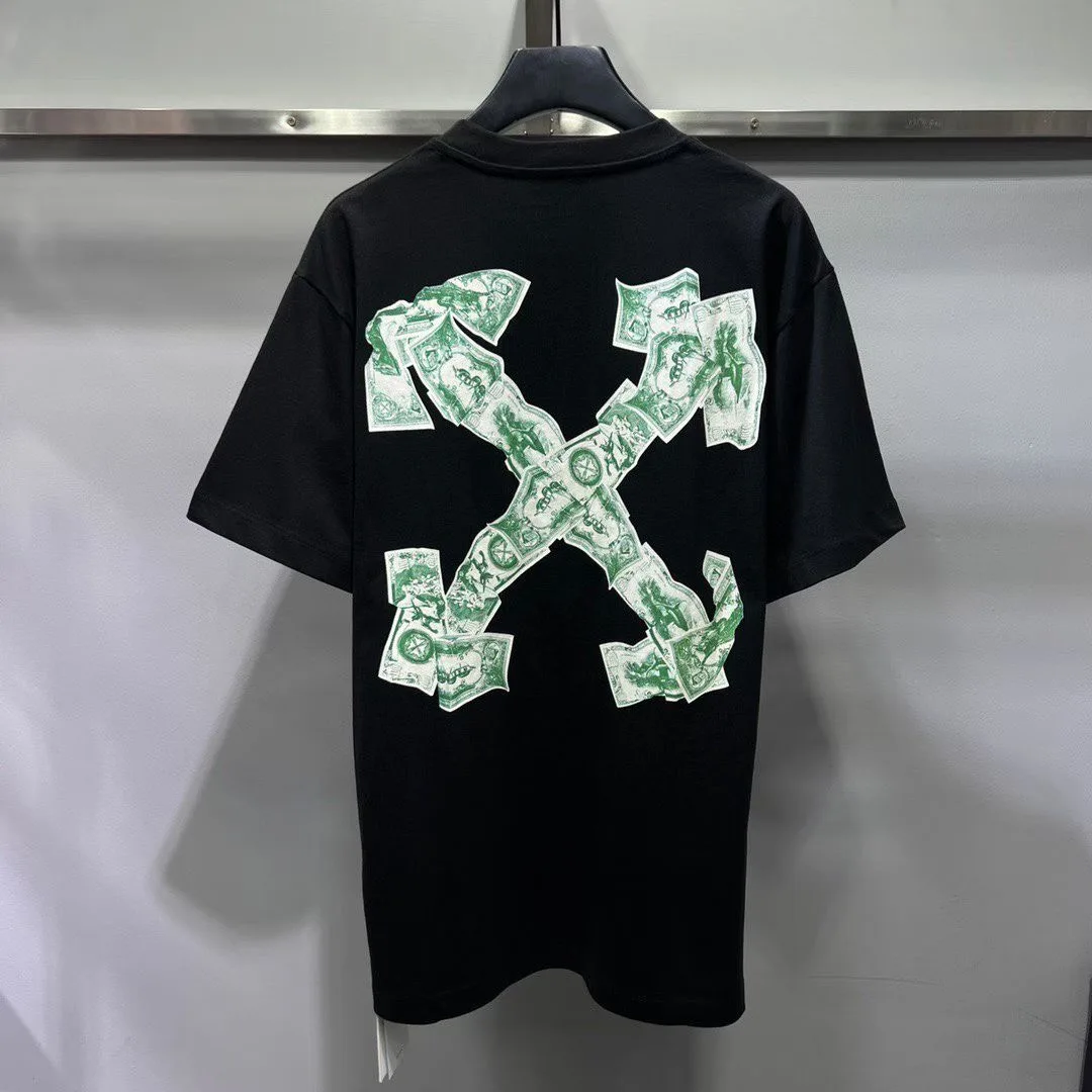 Off-White Cash Arrow Skate T-shirt in Cotton (Black)