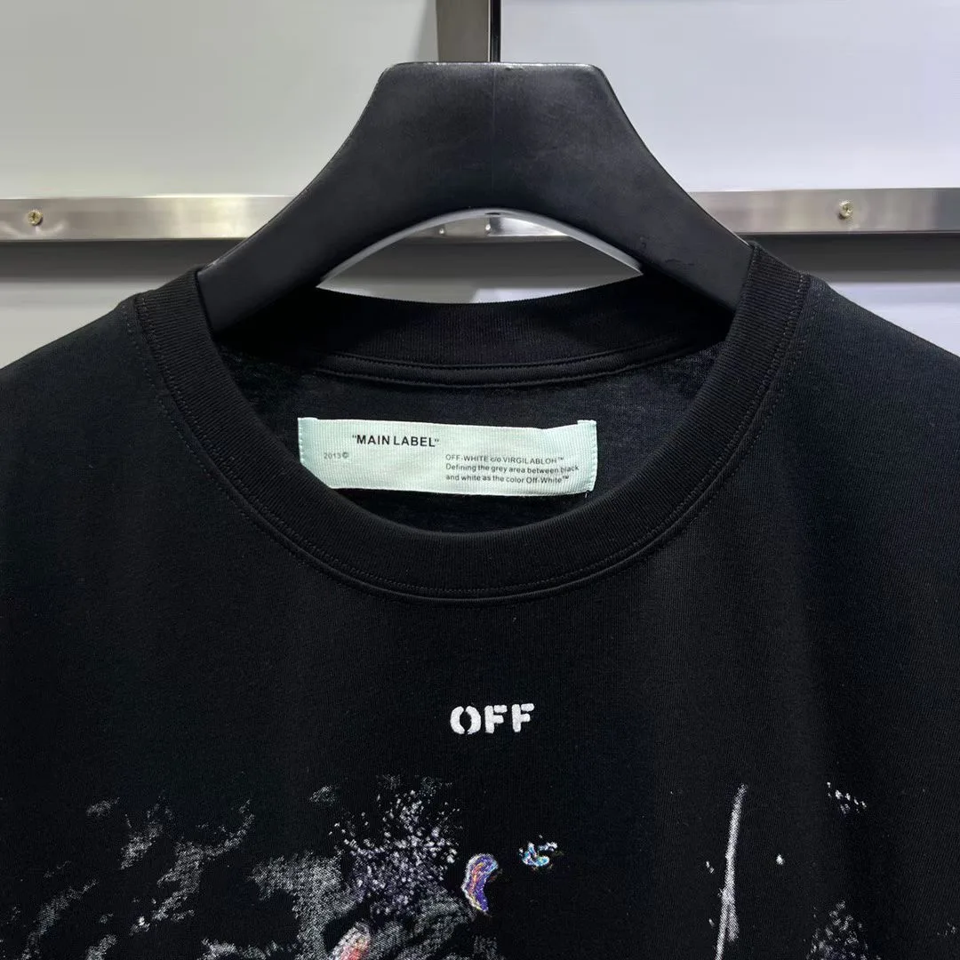 Off-White Fireworks T-Shirt (Black) — view 4