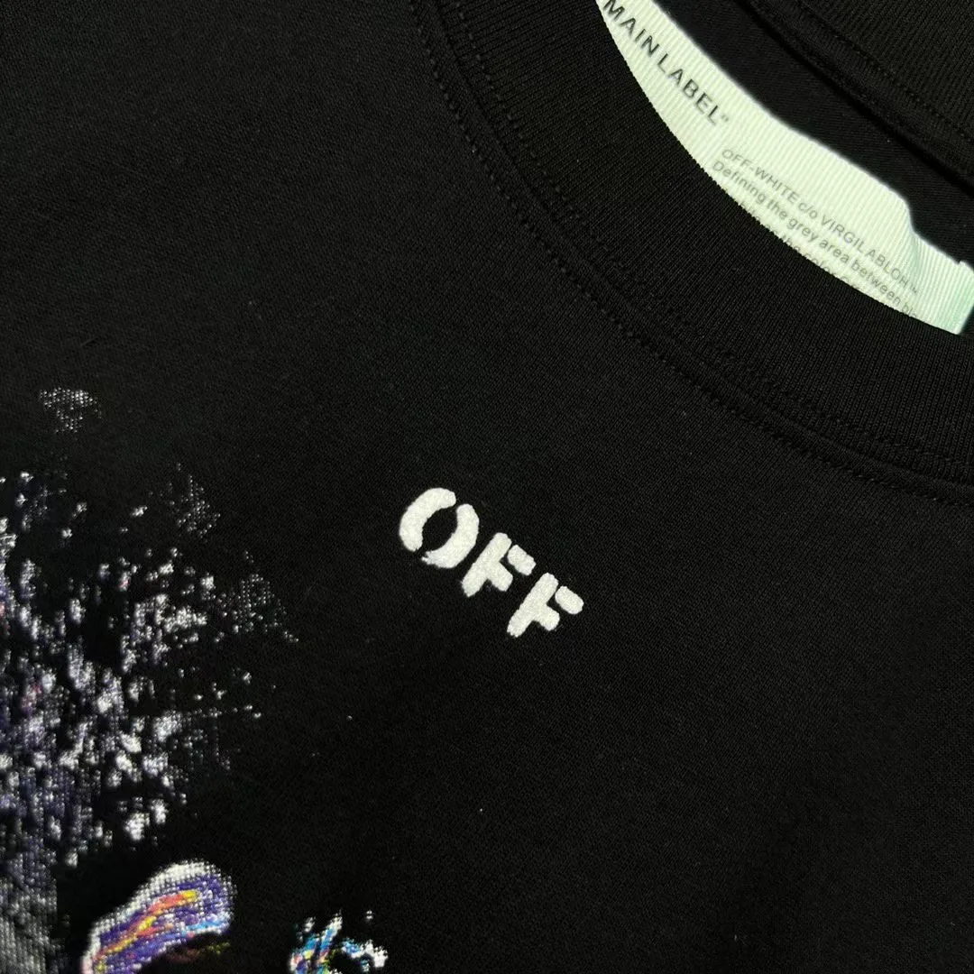 Off-White Fireworks T-Shirt (Black) — view 5