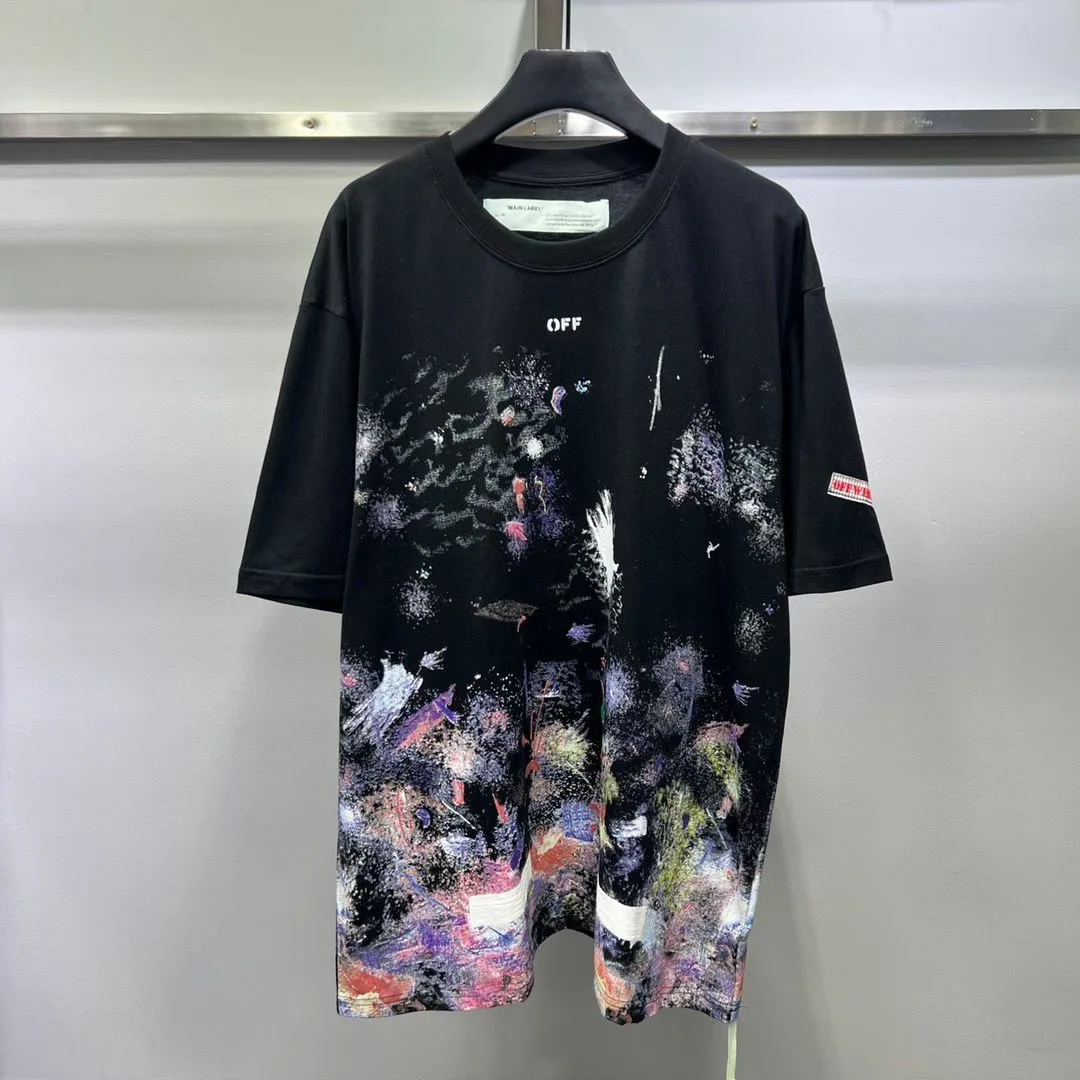 Off-White Fireworks T-Shirt (Black) — view 7