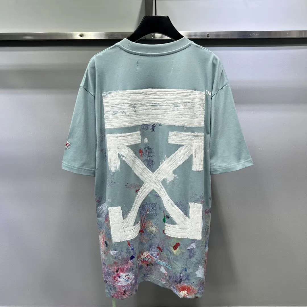Off-White Fireworks T-Shirt (Blue)