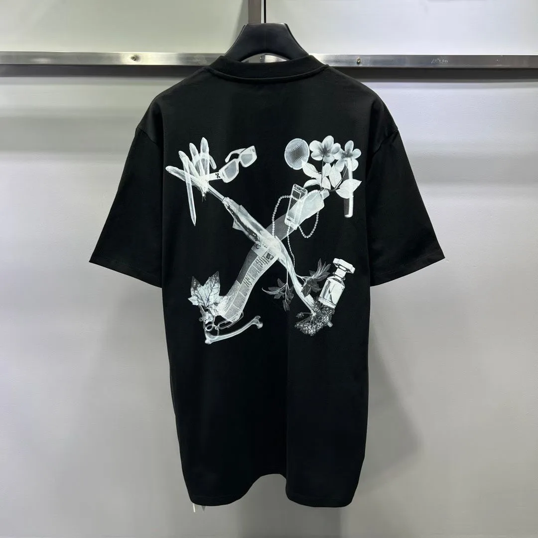 Off-White Scan Arrows Cotton Graphic T-Shirt — ビュー 5