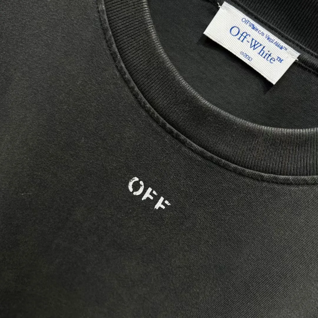 Off-White St Matthew Oversized Black T-Shirt — ビュー 2