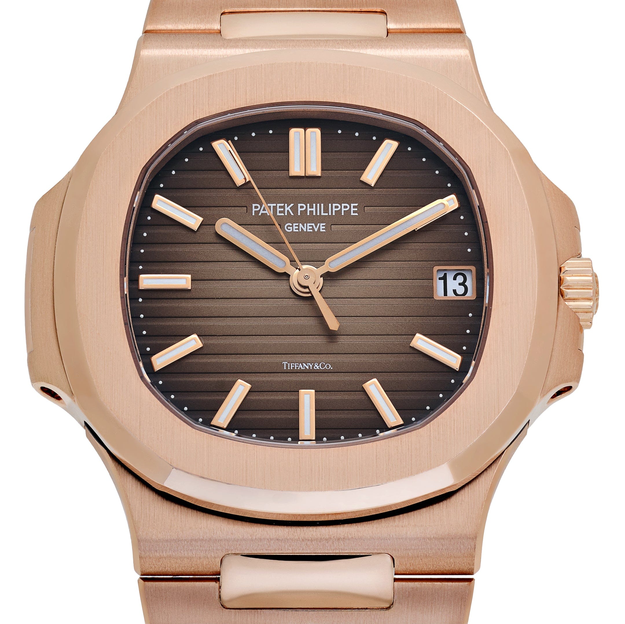 Patek Philippe Nautilus 5711/1R-001, — Brown Gradient Dial, Rose Gold — view 4
