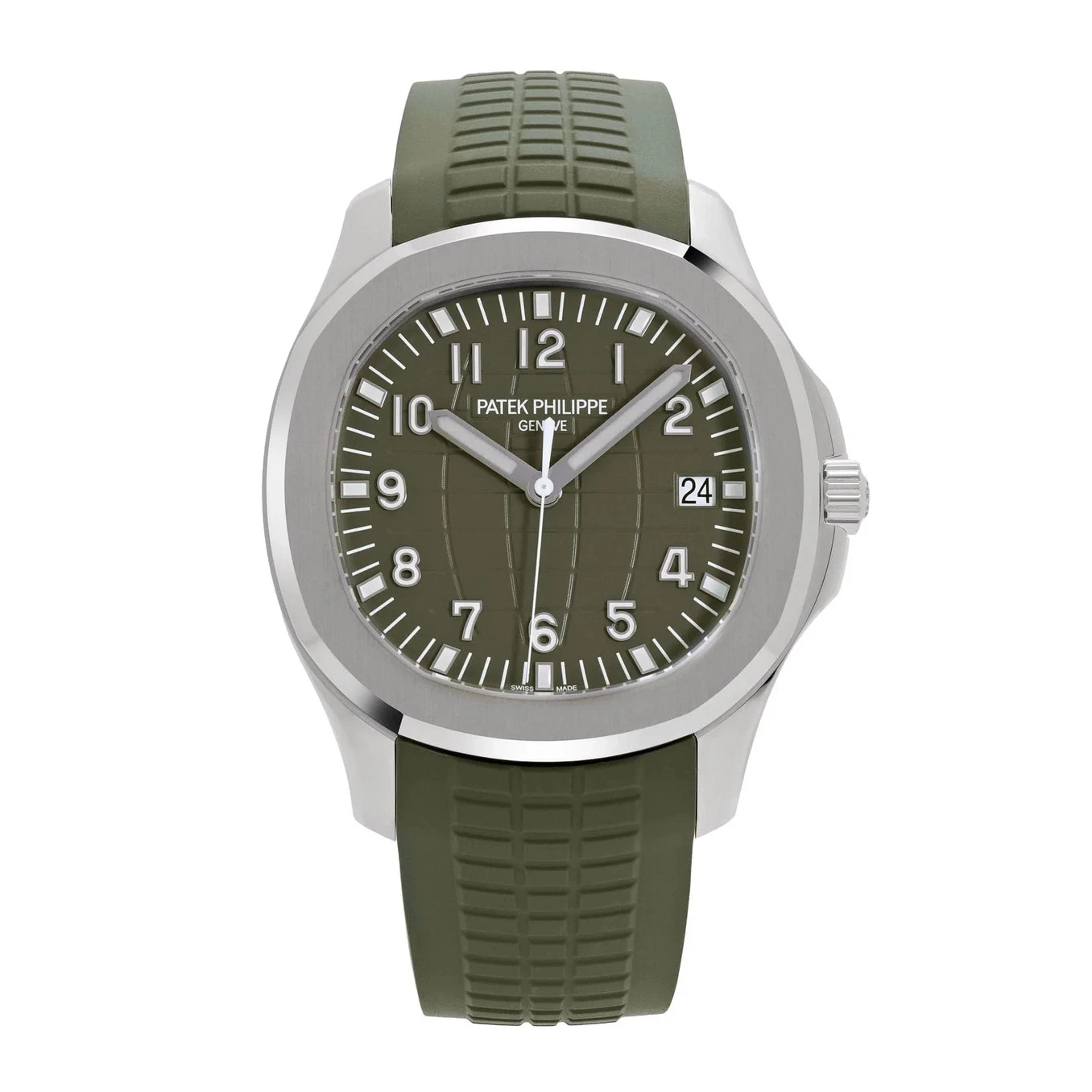 Patek Philippe Aquanaut 5168G-010, — Khaki Green Dial