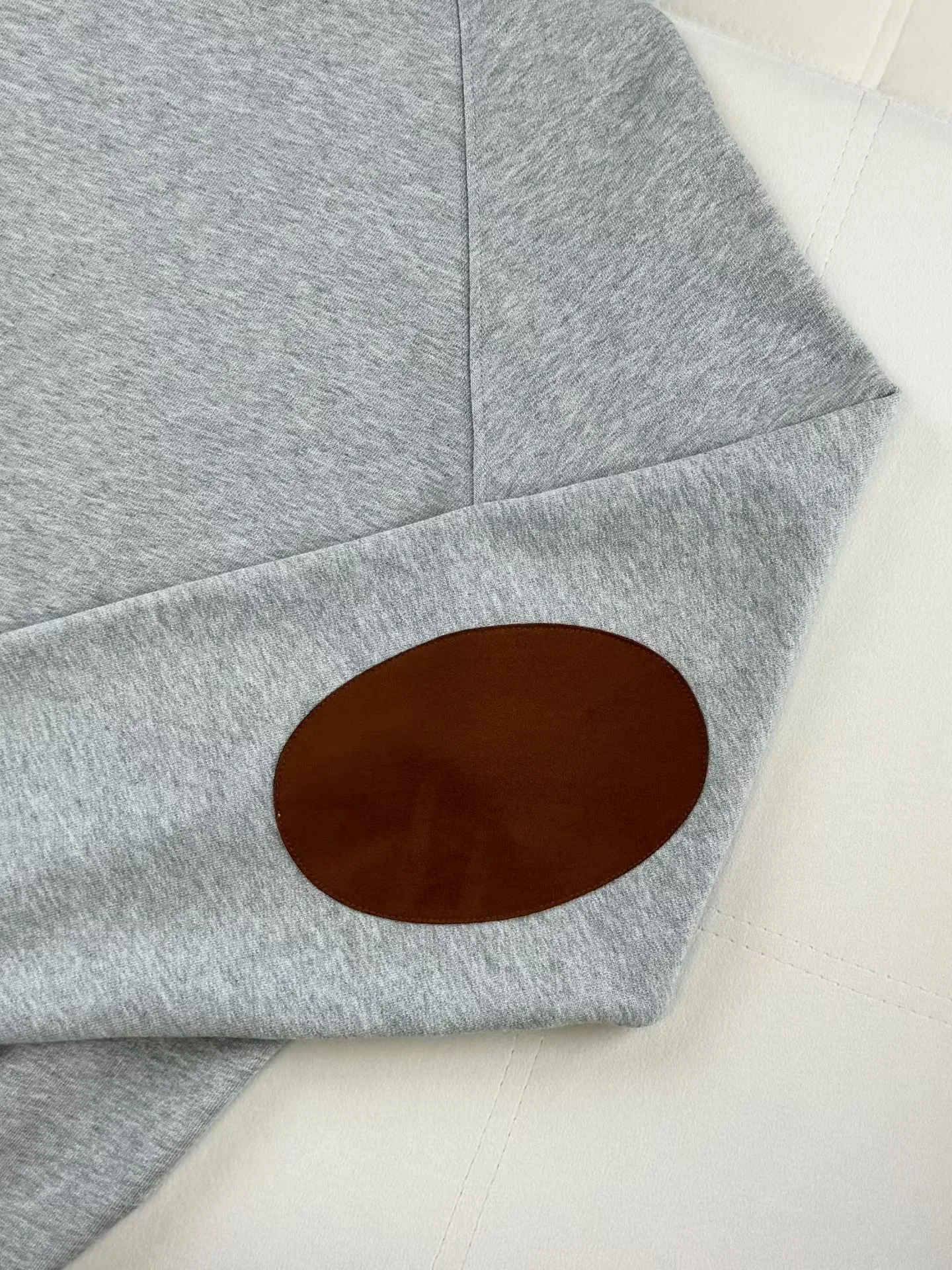 Prada Cotton Fleece Hoodie (Grey) — ビュー 7