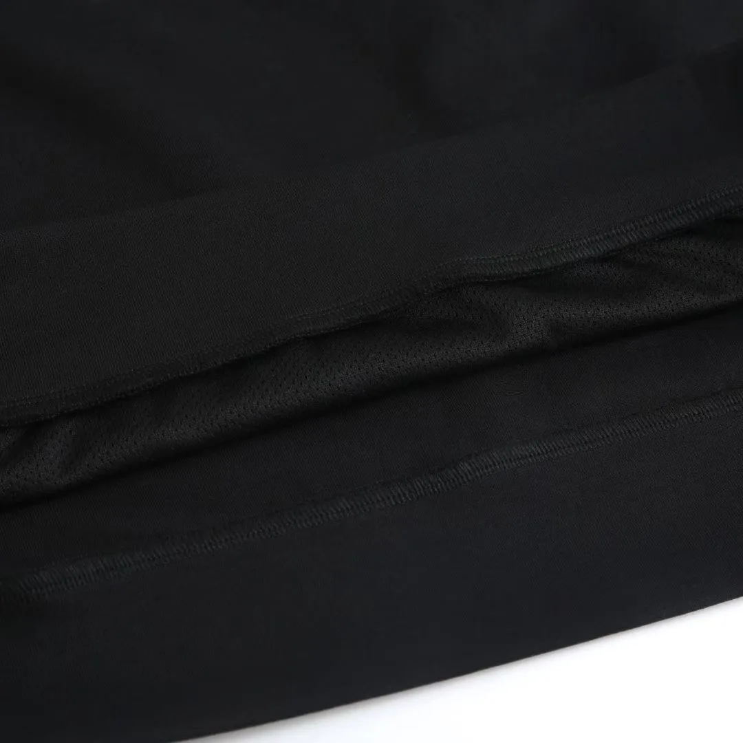 Prada Cotton Fleece Zipper Jacket with Re-Nylon Details (Black) — ビュー 3