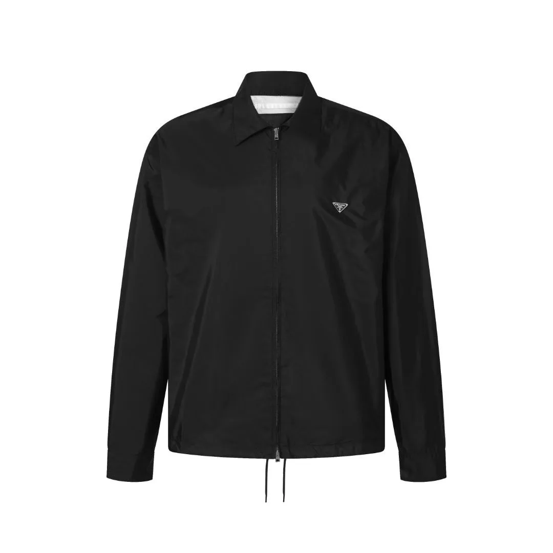 Prada Nylon Zip-Up Jacket (Black)