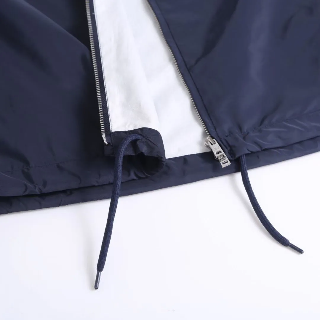 Prada Nylon Zip-Up Jacket (Dark Blue) — ビュー 3