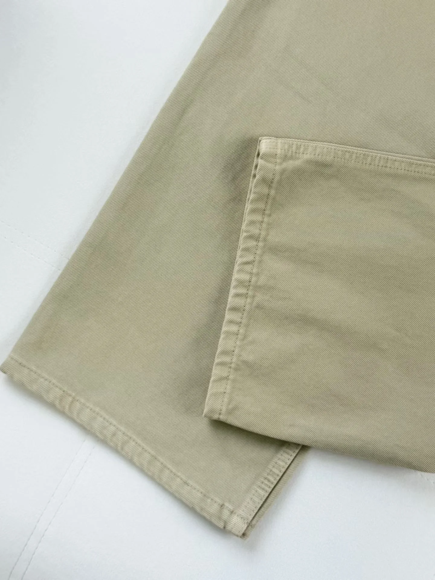 Prada Old Denim Blouson Jacket (Sand) — ビュー 3