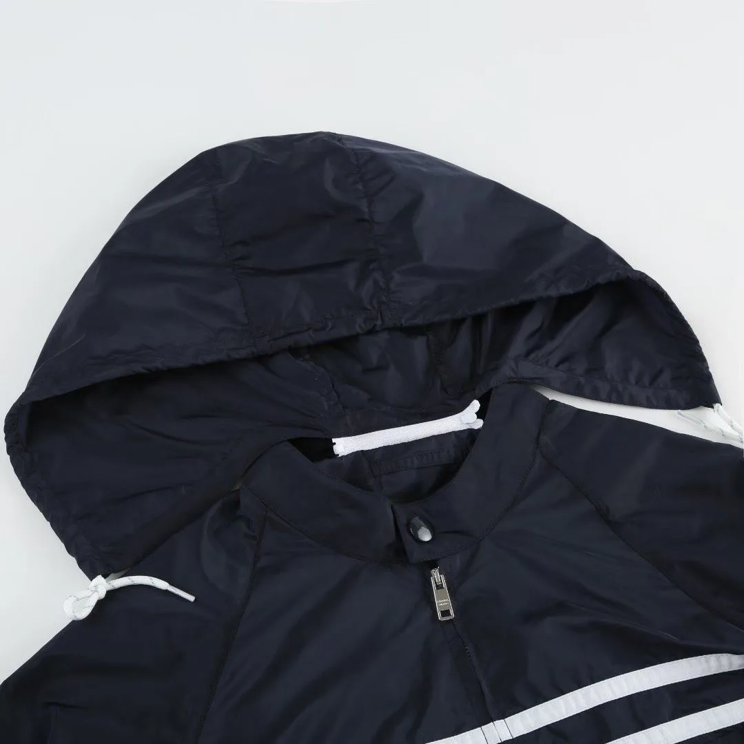 Prada Re-Nylon Shell Jacket (Navy) — ビュー 5