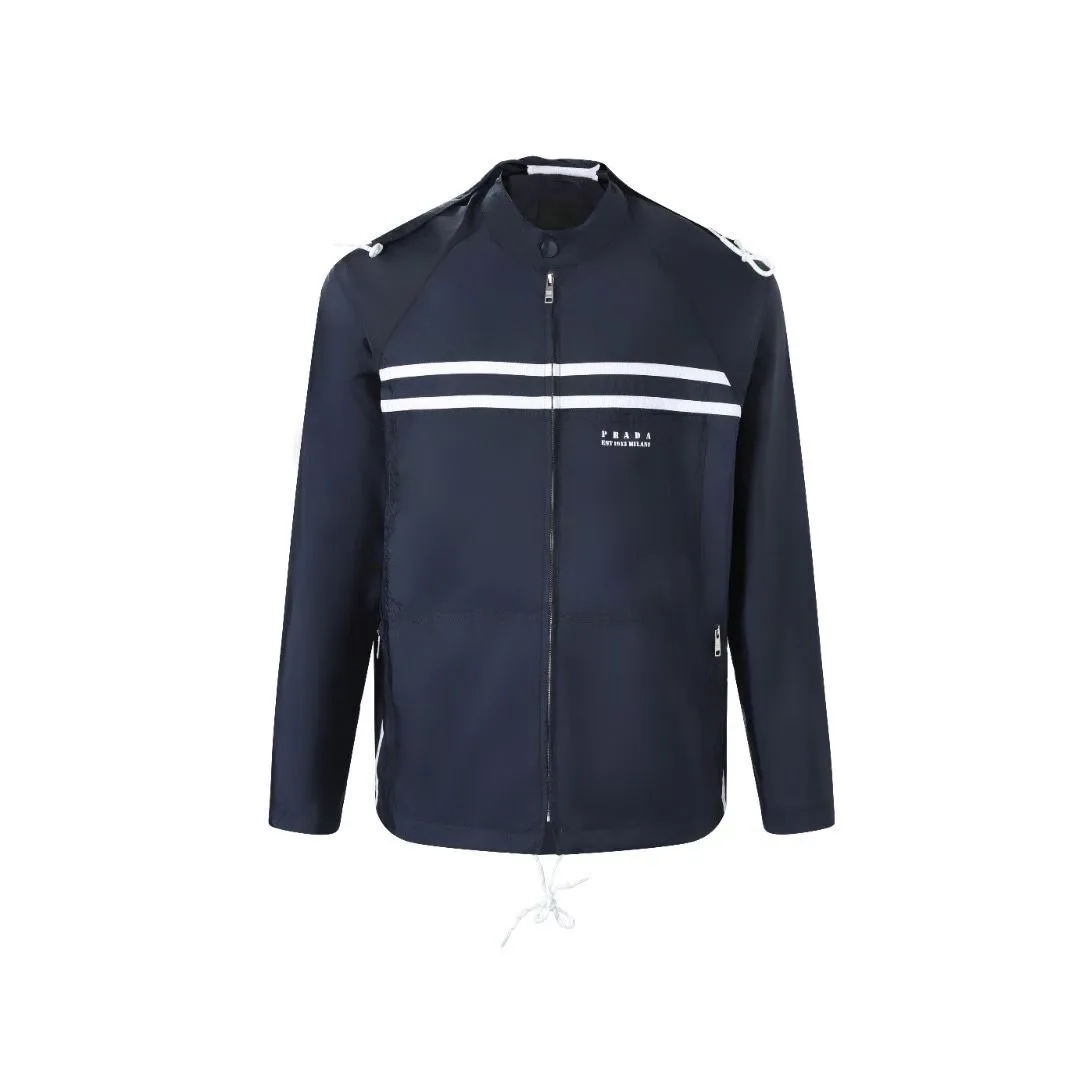 Prada Re-Nylon Shell Jacket (Navy)