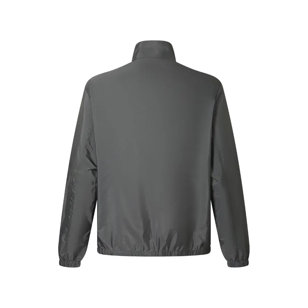 Prada Re-Nylon Zip-Up Jacket (Grey) — ビュー 7