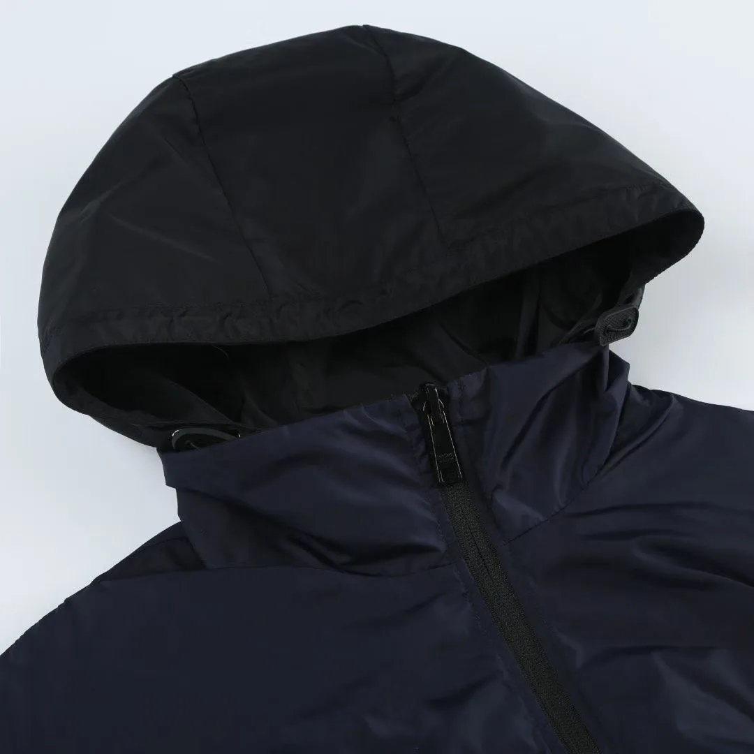 Prada Reversible Hooded Jacket (Navy/Black) — ビュー 2