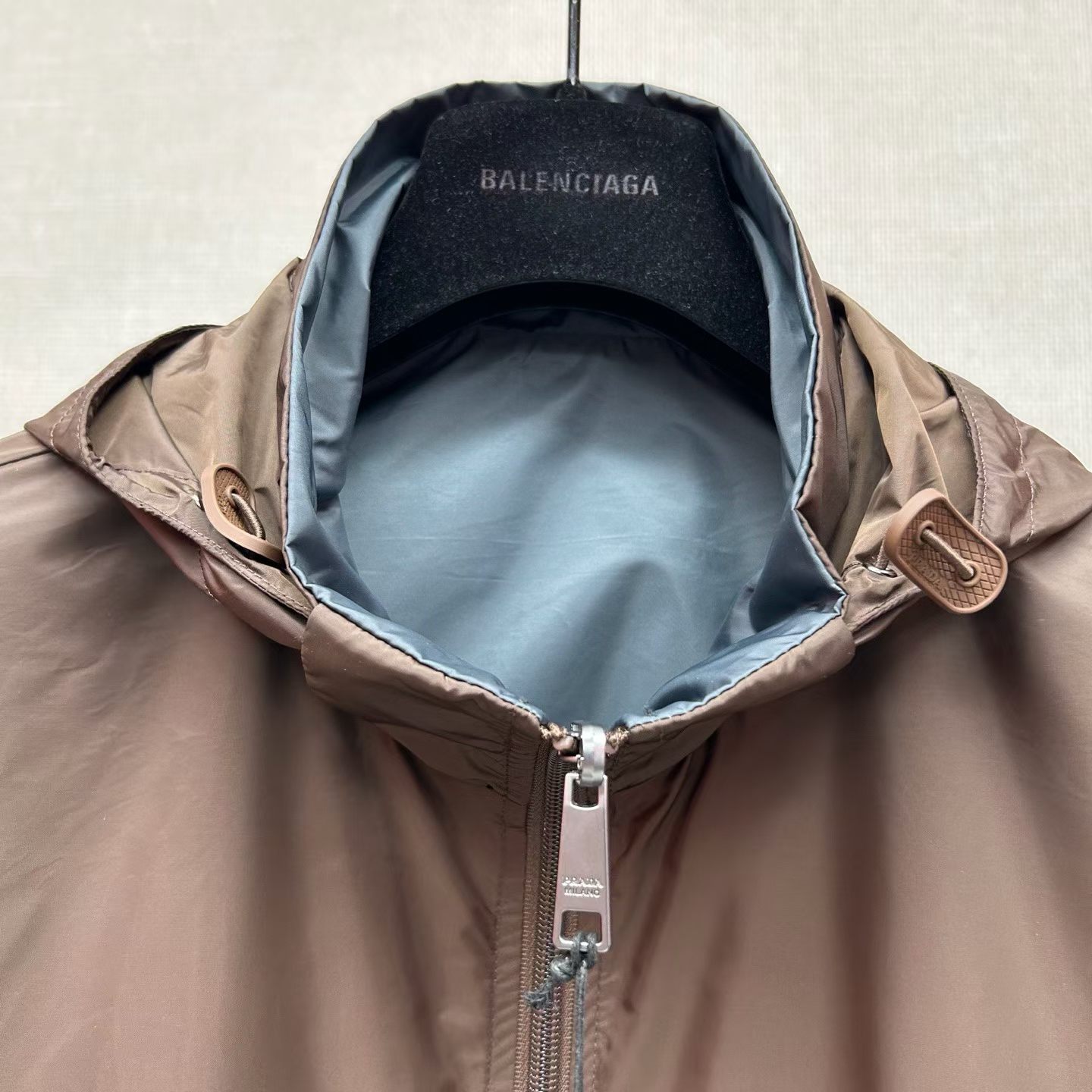 Reversible Hooded Nylon Jacket — view 13