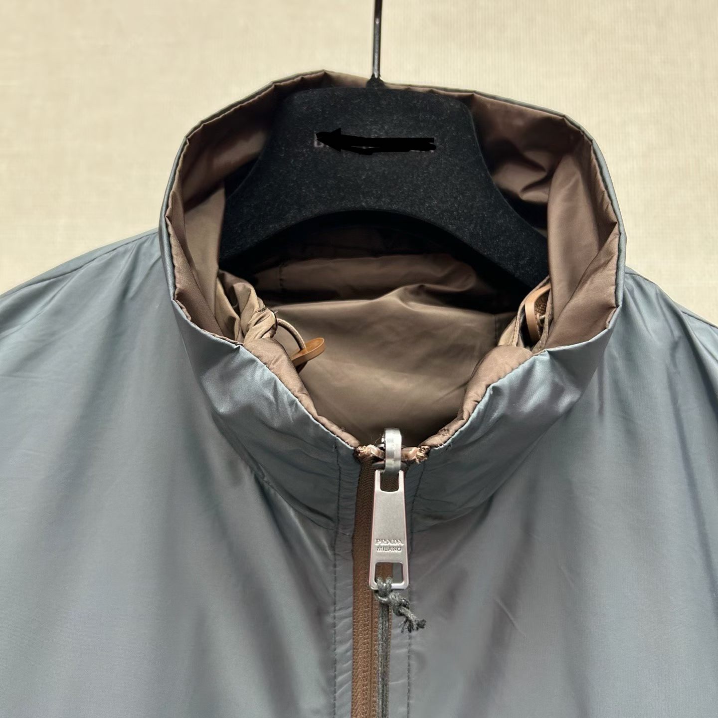 Reversible Hooded Nylon Jacket — view 7