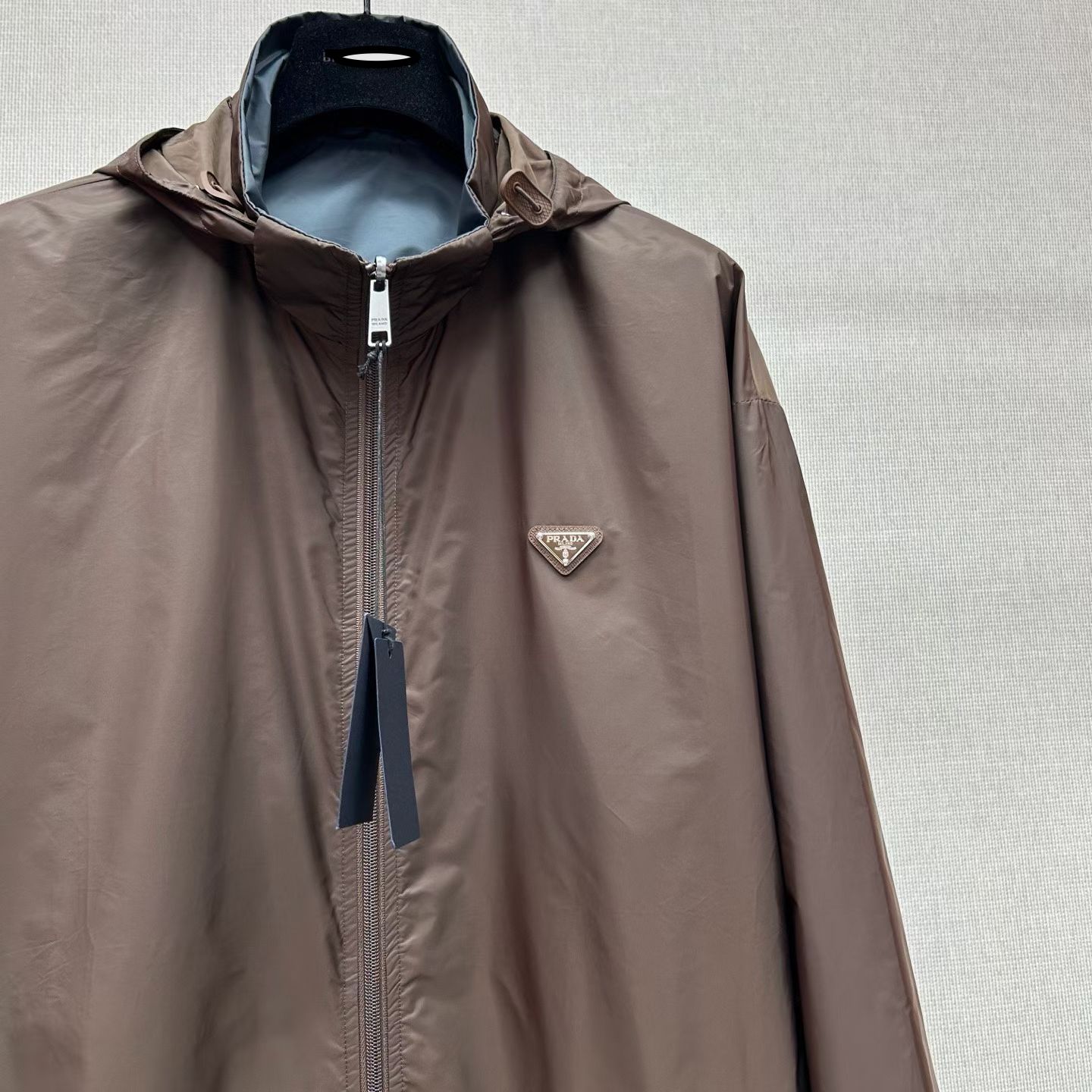 Reversible Hooded Nylon Jacket — view 10