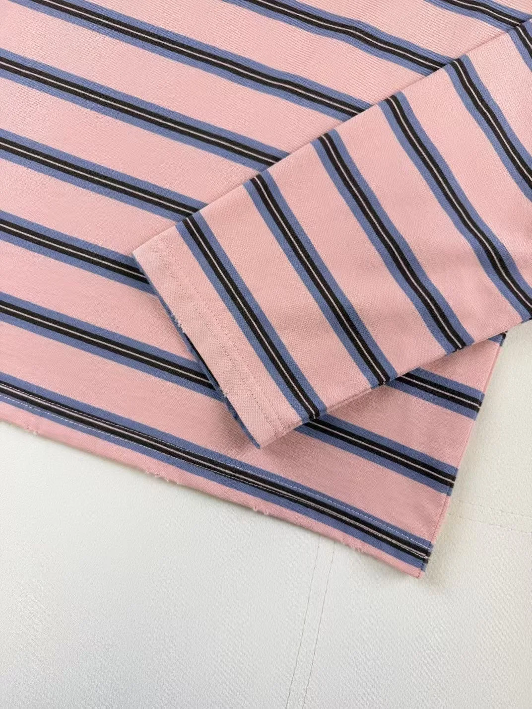 Striped cotton jersey top — ビュー 4