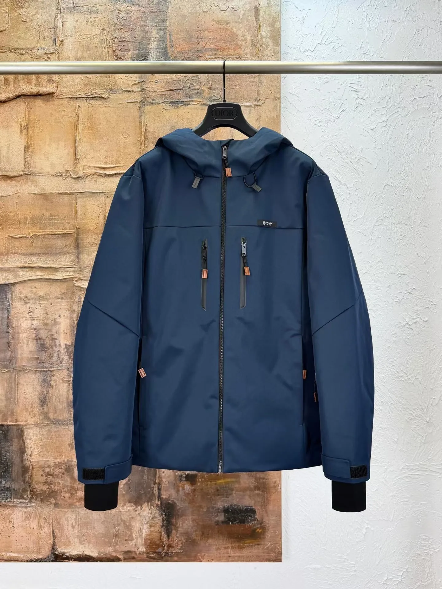 Prada Technical Fabric Jacket (Navy)