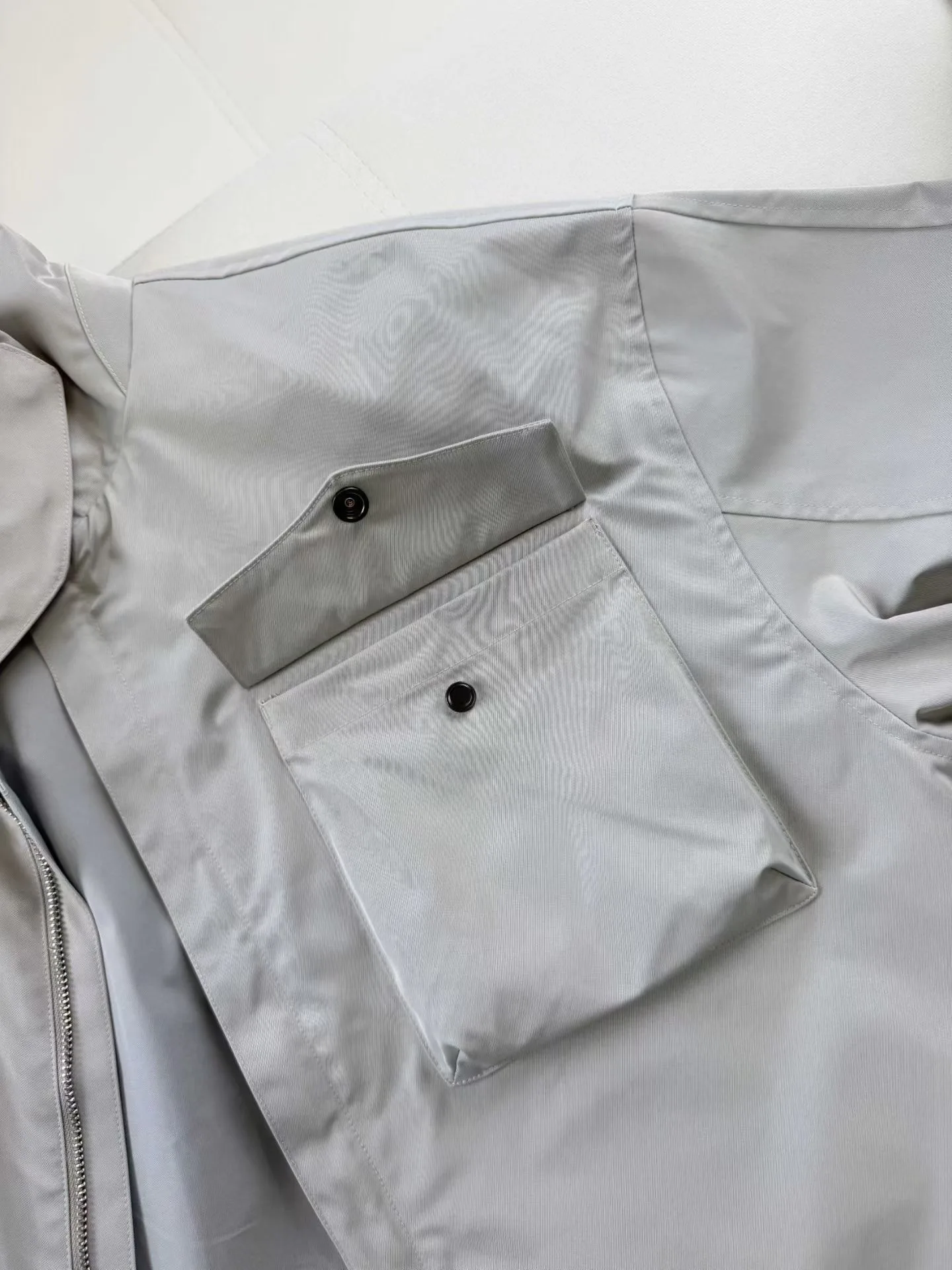 Techincal Workwear Jacket (White) — ビュー 4