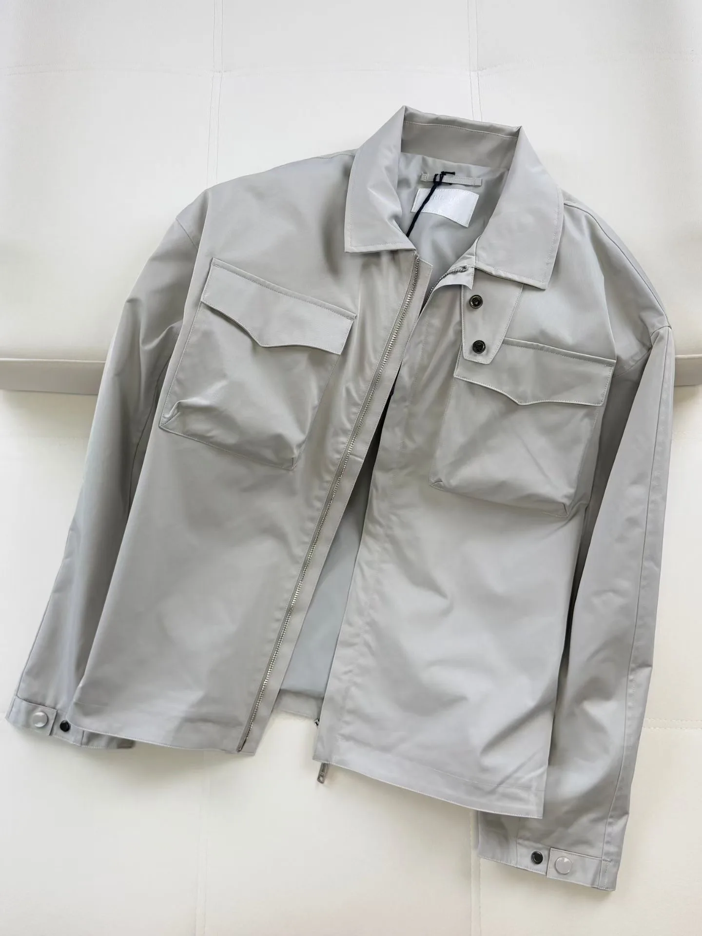 Techincal Workwear Jacket (White) — ビュー 5